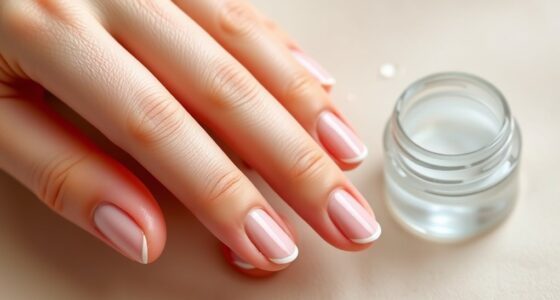 keep nails clean and dry