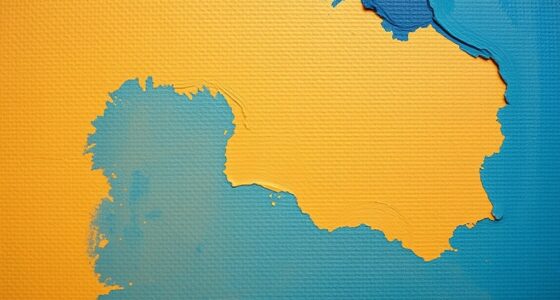 layered color blending technique