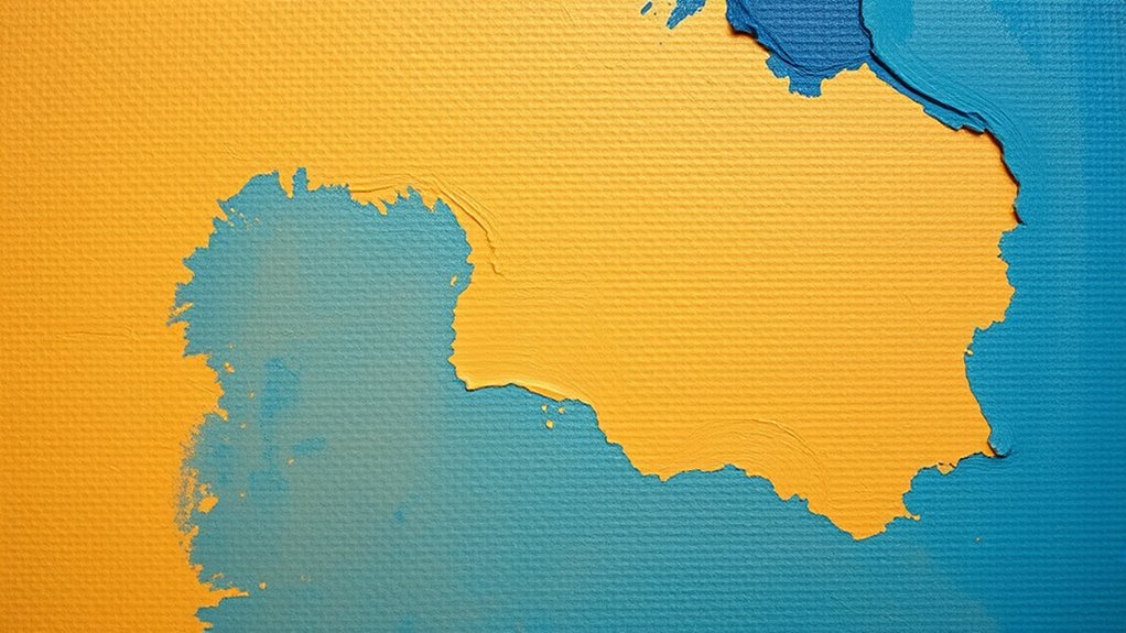 layered color blending technique