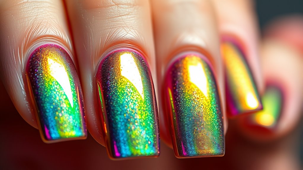 mastering multi chrome nail application