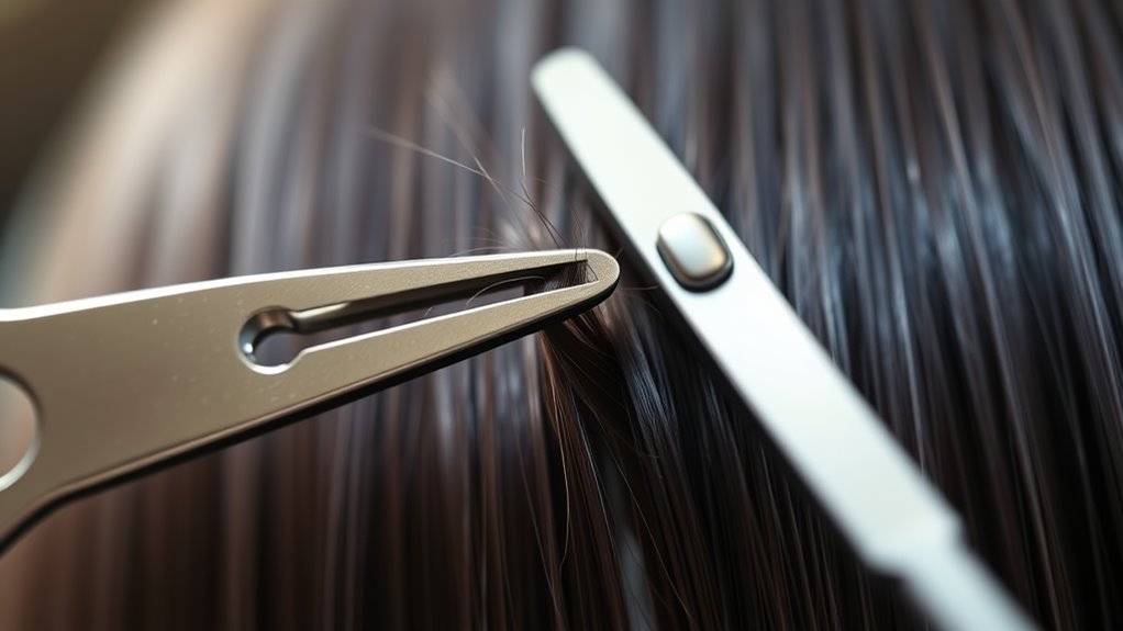 precise damage repair hair trimming