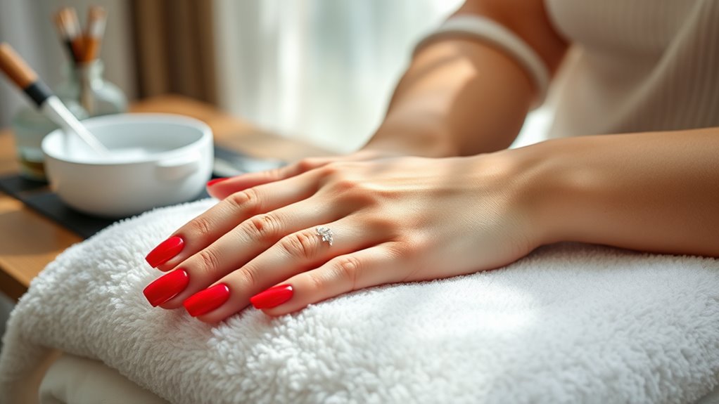 salon quality nail care