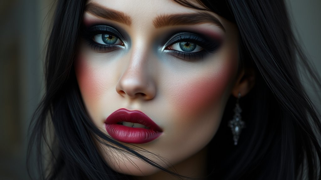 soft goth with vintage accents