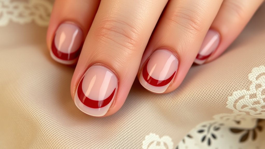 vintage inspired elegant nail art