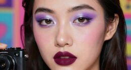 90s makeup modern twist