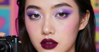 90s makeup modern twist