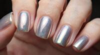 achieving streak free chrome nails