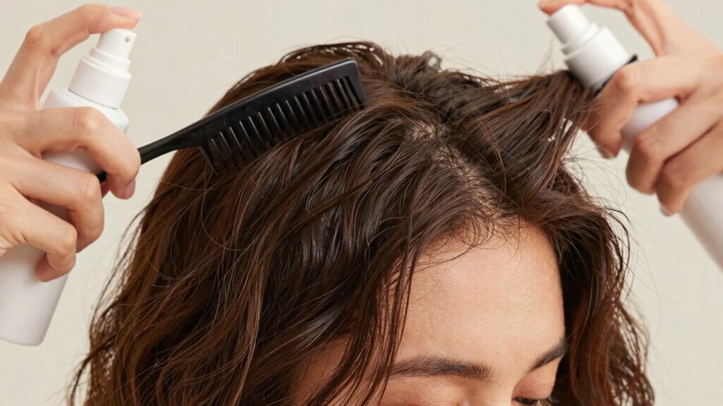 avoid overusing hair products