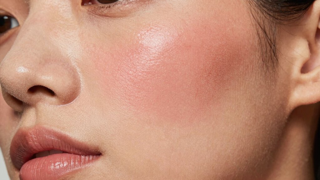 blush choice for skin texture
