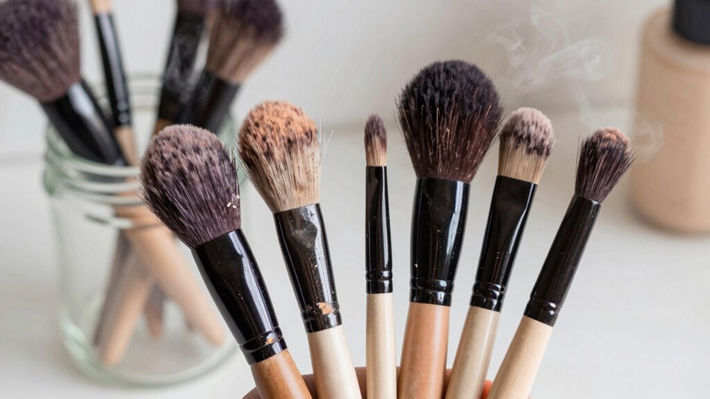 clean brushes healthy skin
