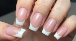 contemporary french nail designs