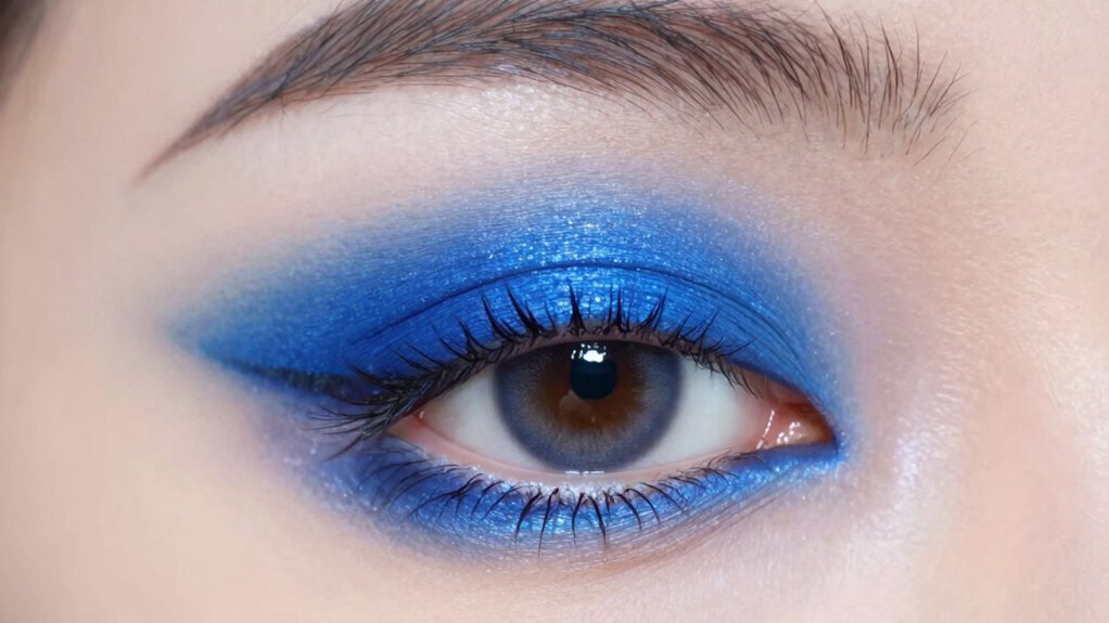 create precise sharp blue edges