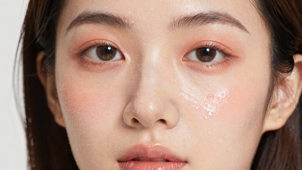 dewy minimalist luminous glow