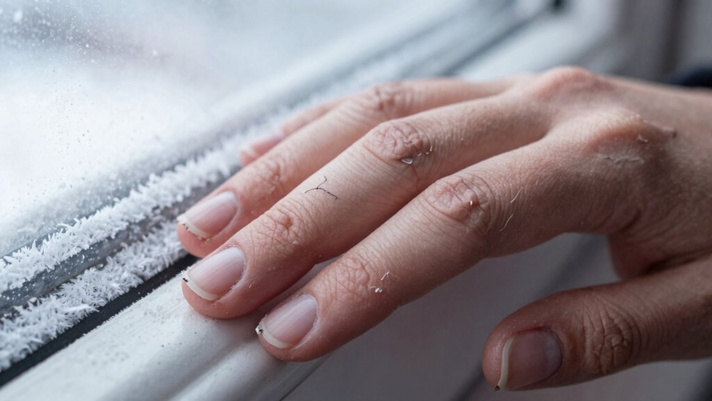 dry air weakens nails