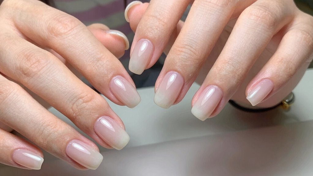 elegant minimalist nail art
