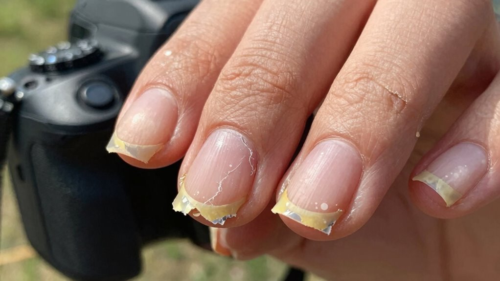 environmental exposure damages nails