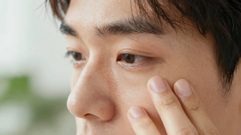 eye circulation massage techniques