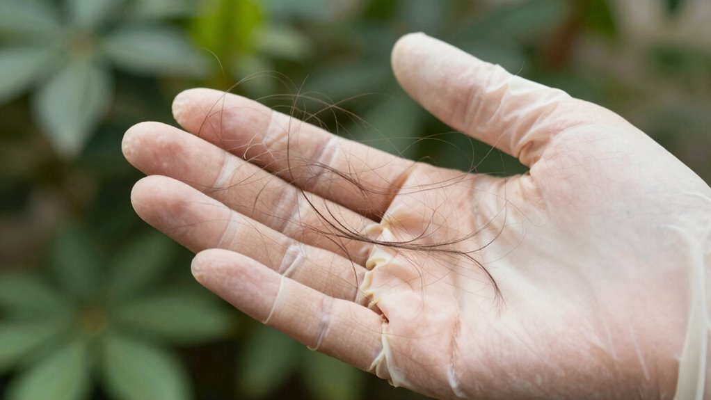 gentle care minimizes hair loss