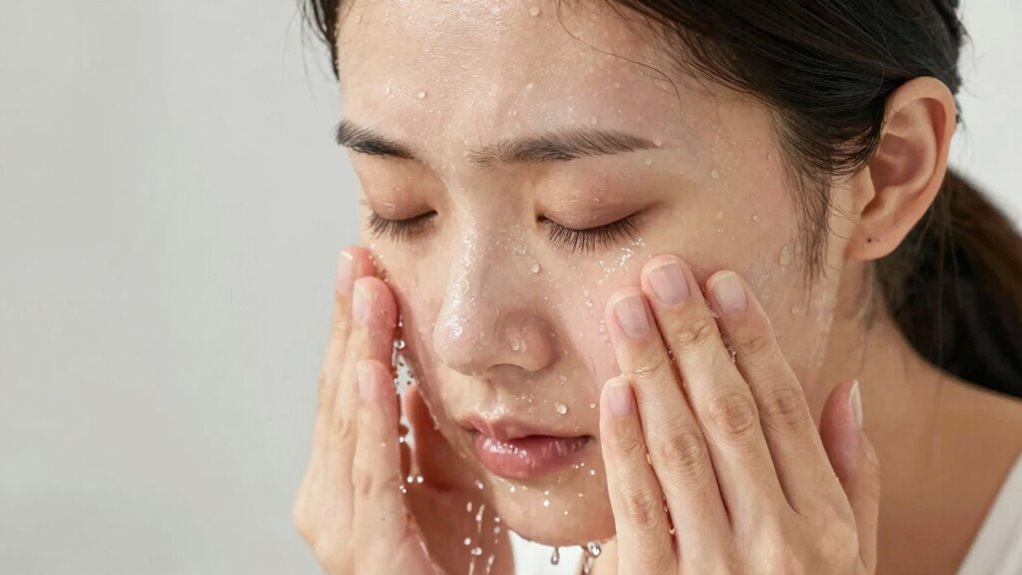 gentle consistent cleansing routine