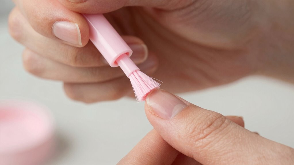 gentle nail cleaning practices