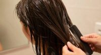 gentle wet hair detangling