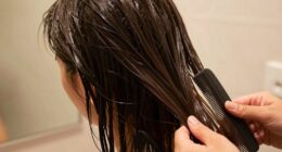 gentle wet hair detangling