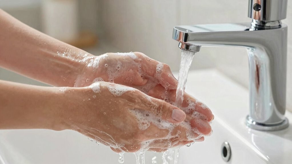 hand washing prevents skin infections