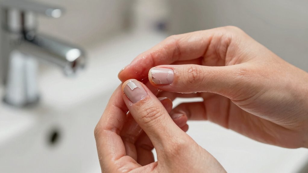 hand washing weakens nails