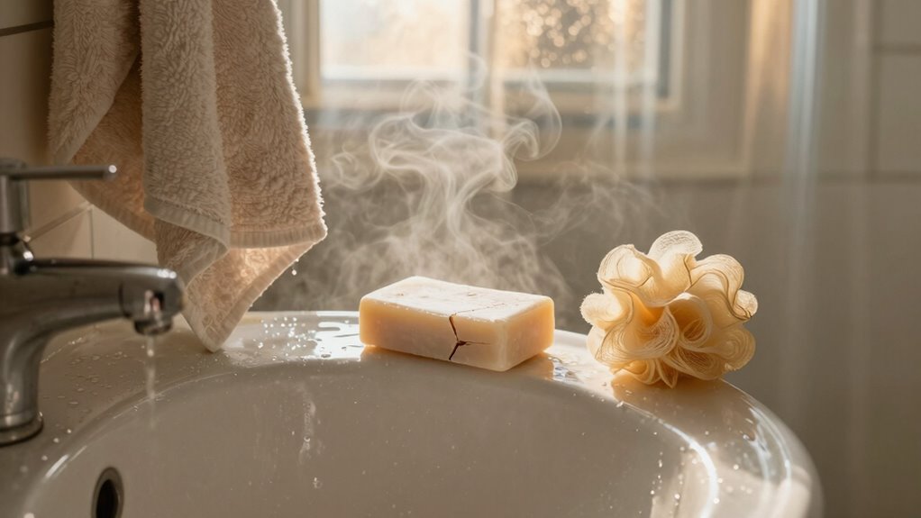 hot water damages skin overnight