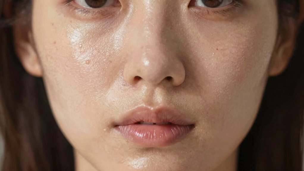 hydration reduces oil production