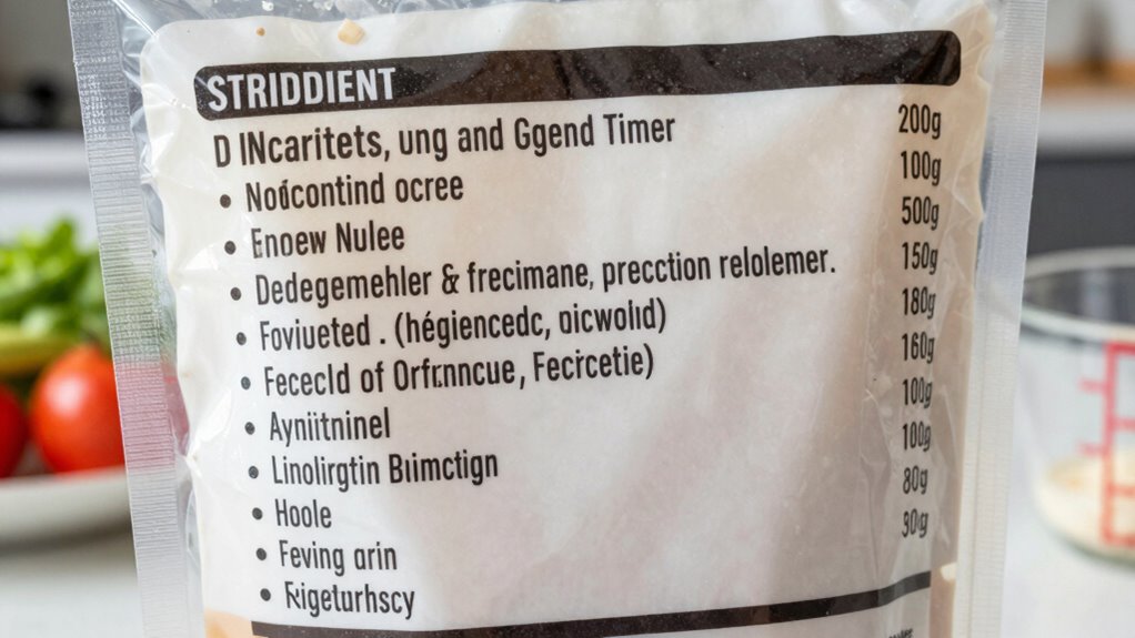 ingredient order reveals composition