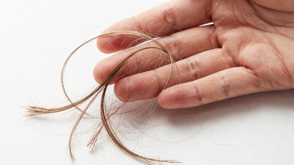 inspect and evaluate hair health