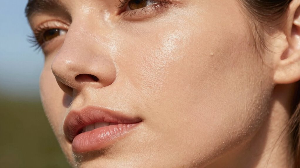 layered mineral sun protection