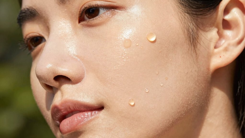 layered protective makeup application