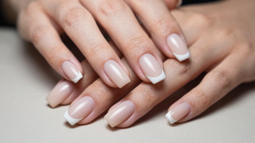 longer looking short nails