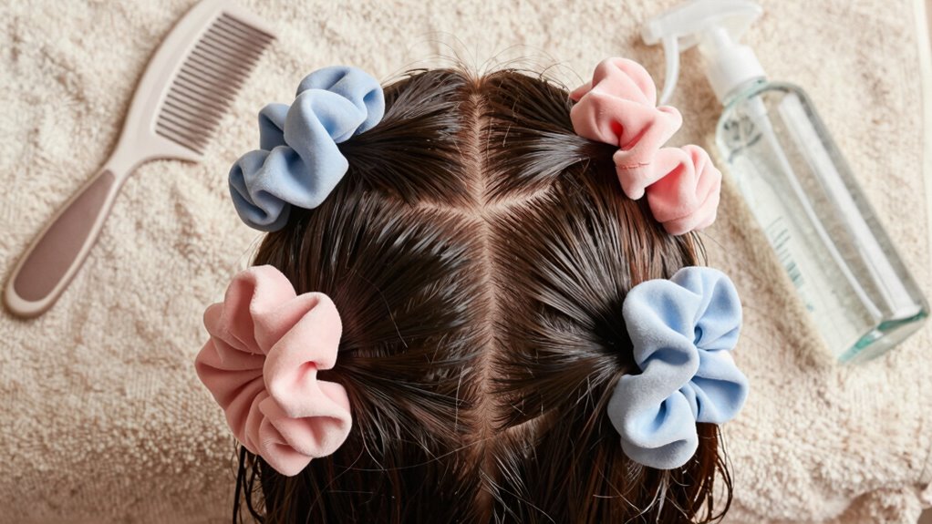 moisturize section gentle tools