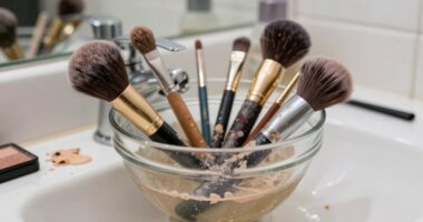 neglected makeup brush hygiene