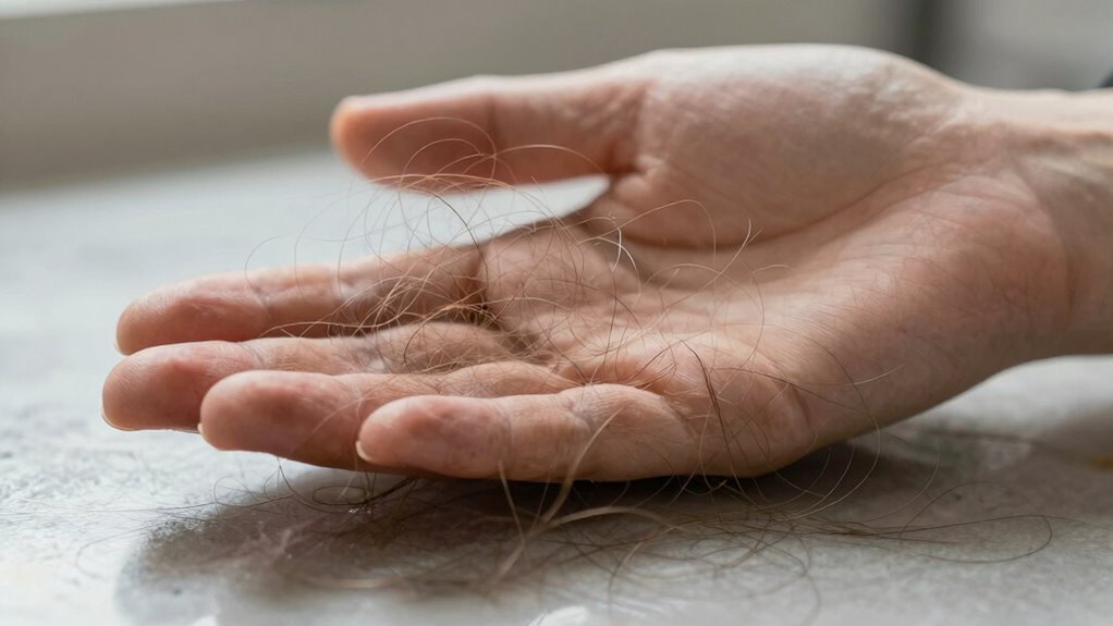 normal hair shedding indicators