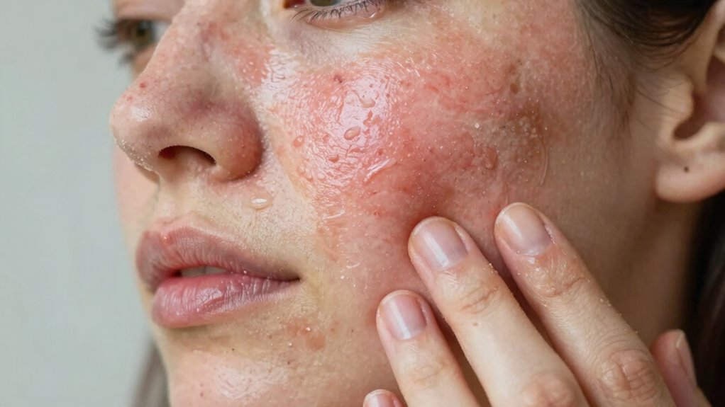 over exfoliating with products