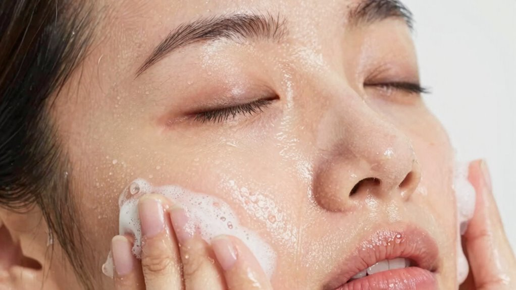 over washing enlarges pores