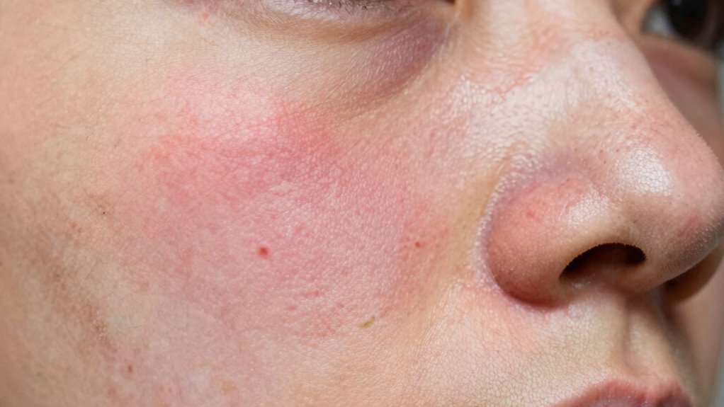 persistent redness warrants dermatologist