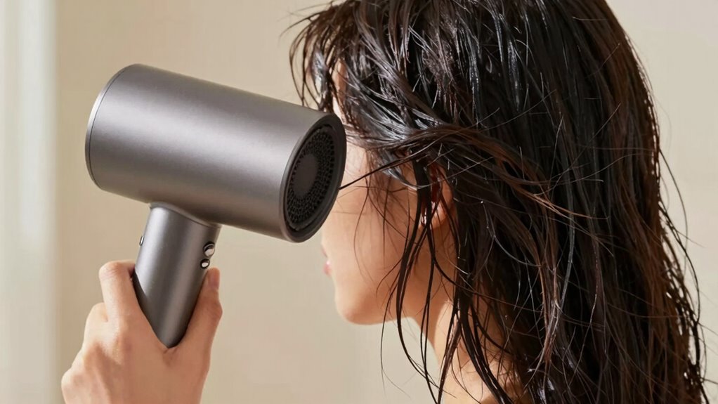 proper blow drying technique for sleek hair