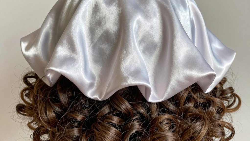 proper satin bonnet fit