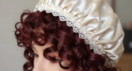 protect curls with satin bonnet