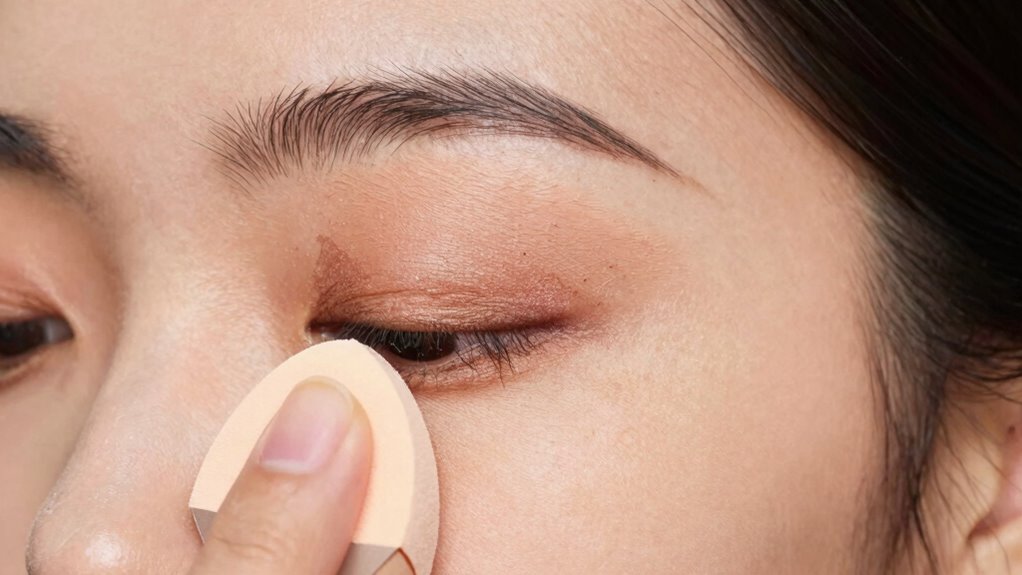 quick eyeshadow touch up