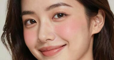 quick face lift with blush