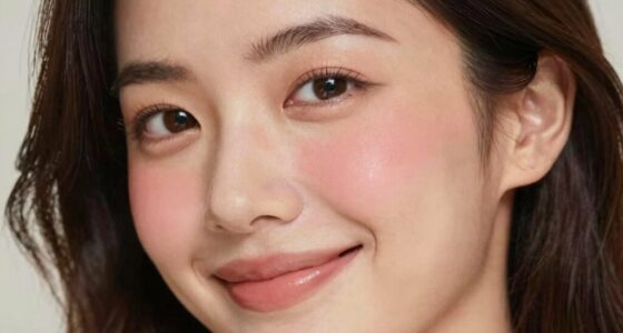 quick face lift with blush