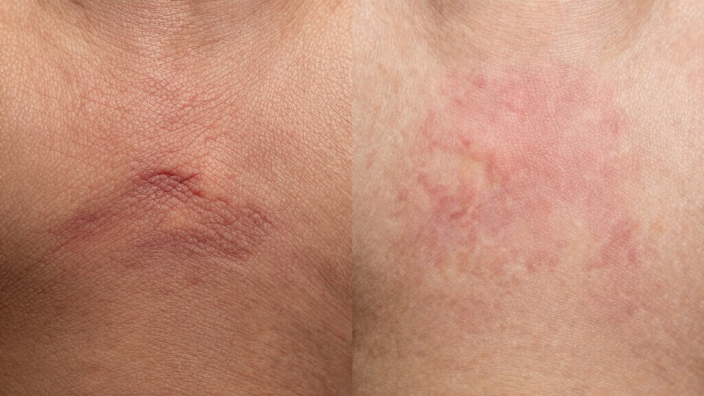 scar texture and color