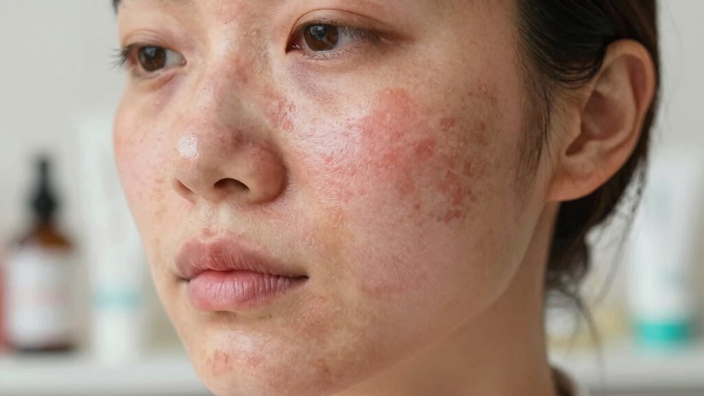 signs of excessive exfoliation