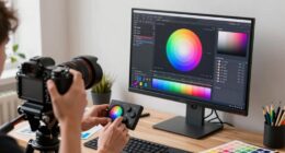 simple color correction wheel